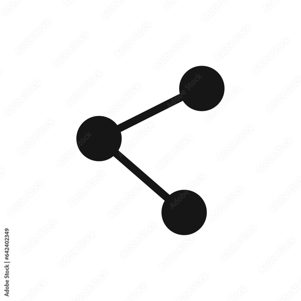 Vector illustration of share icon on white background Vector illustration of share icon on white background