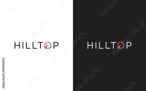 Hilltop Logo Design Template Element