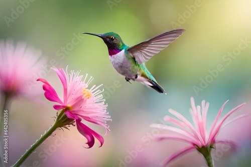 hummingbird in flight generated Ai  © Ai Studio