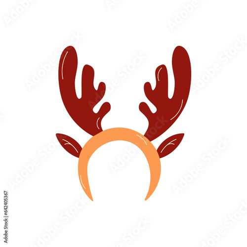 deer antler headband pattern christmas textile i
