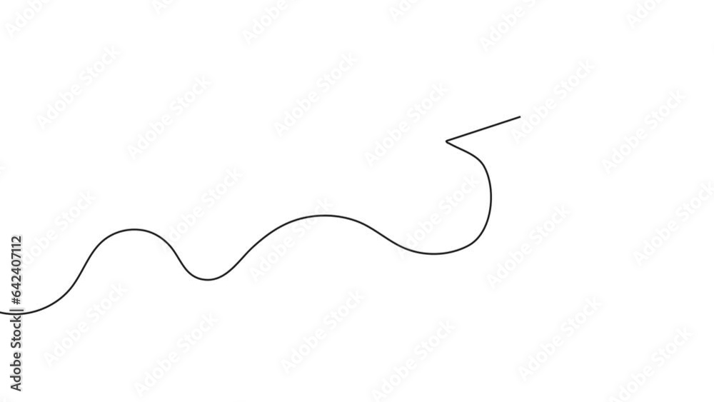Plane icon continuous style, with fly rout video. Paper airplane in hand drawn style. Plane icon continuous style, with fly rout video. Paper airplane in hand drawn style.