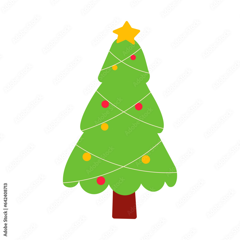 christmas tree new year lights star gifts