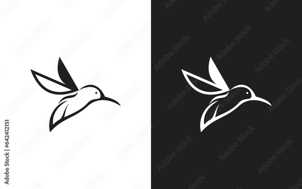 Naklejka premium bird logo vector template