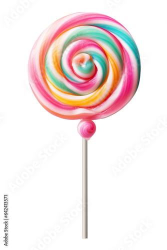 Wallpaper Mural perfectly detailed pastel lollipop photorealism, isolated on white background PNG Torontodigital.ca