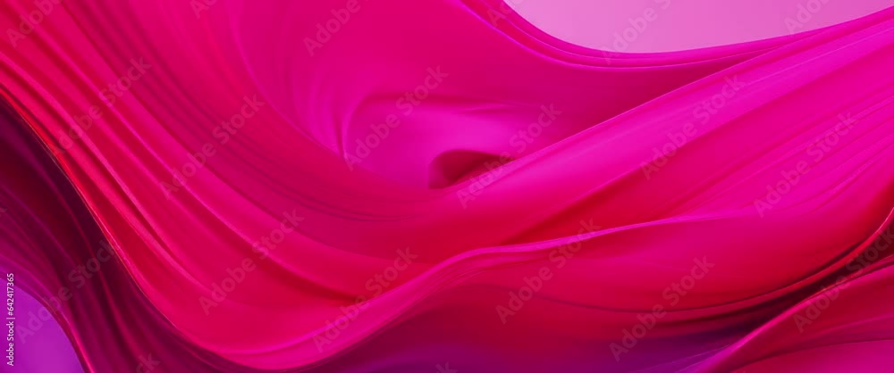 Anamorphic video abstract drawing magenta color background for branding and product presentation.