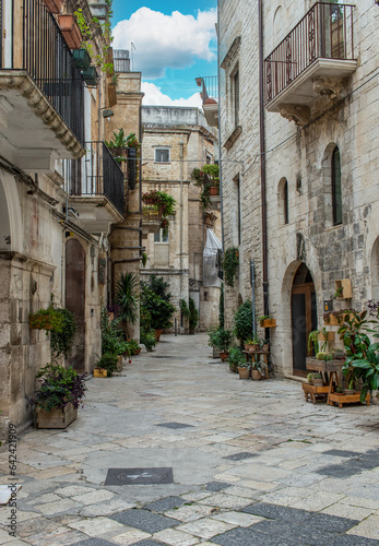 Bari, Italy - one of the pearls of Puglia region, Old Town Bari displays a peculiar architecture with its narrow alleyways where it's so easy and wonderful to get lost  © SirioCarnevalino