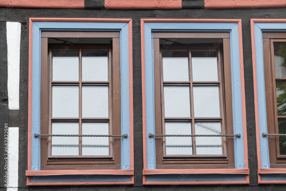Details of a half-timbered house