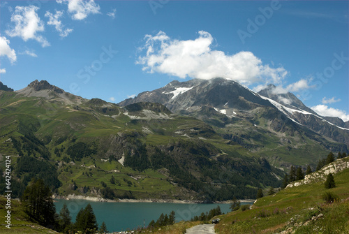 Barrage, Tignes, massif de la Vanoise, Haute Tarentaise, Savoie, 73, France