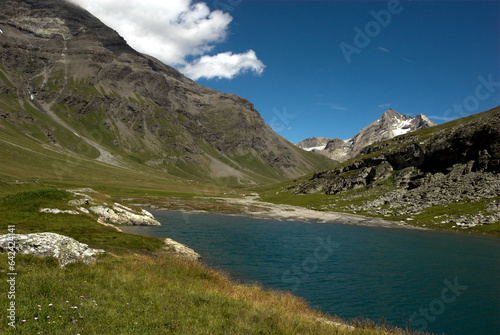 Lac de la Sassi  re  R  serve naturelle de la Grande Sassi  re  Tignes  massif de la Vanoise  Haute Tarentaise  Savoie  73  France