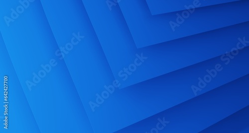 Blue abstract geometric background, bright background, 3d render