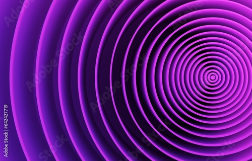 Bright abstract purple background of swirling pink lines, 3d render