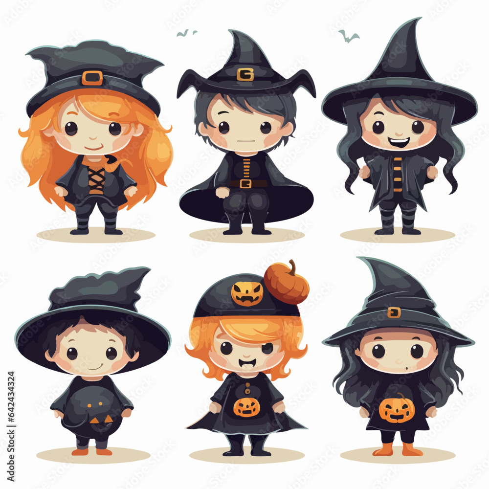 Spooky season's vector art. AI Generation. Spooky season's vector art. AI Generation.