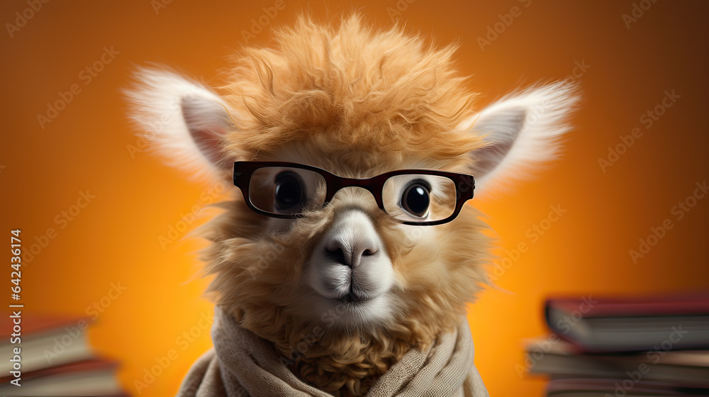 alpaca on the book alpaca on the book