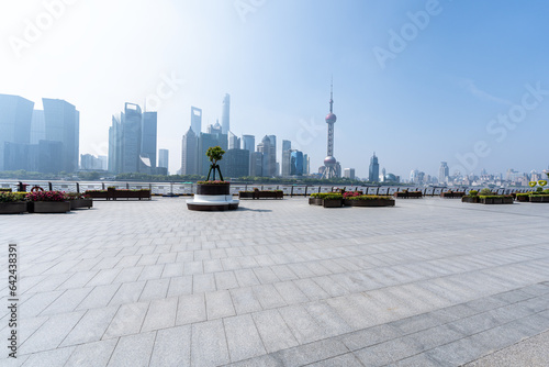Photography shanghai city skyline