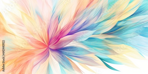 Beautiful abstract colorful pencil drawing floral design background. beautiful Generative AI AIG32