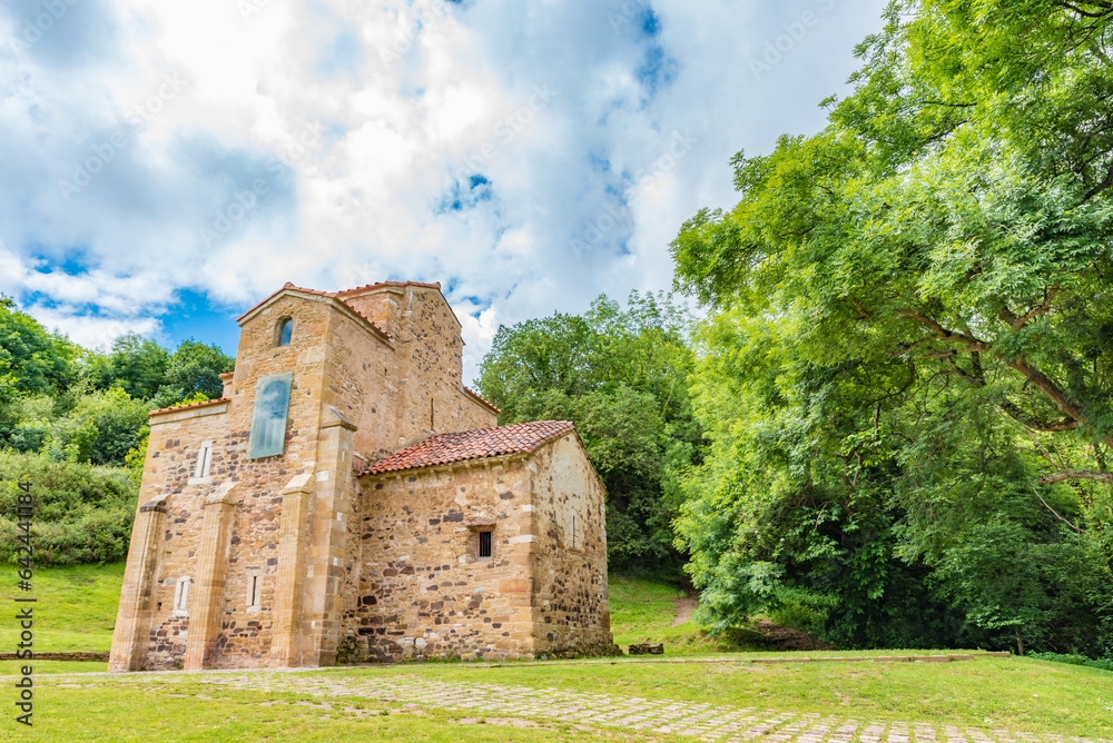 Church of San Miguel de Lillo in Oviedo, Spain - A UNESCO World Heritage Site