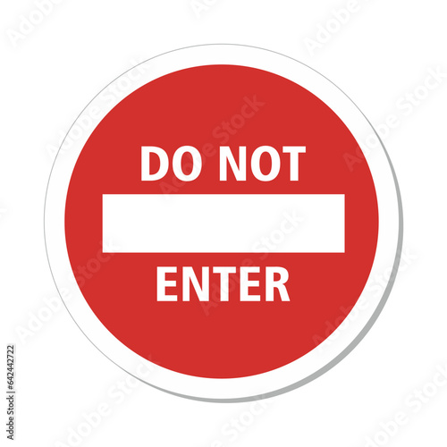 Free Download ISO Prohibition Sign: Do Not Enter Symbol - GFXLoad