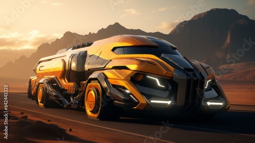 Futuristic Buggy Unleashes Desert Challenges