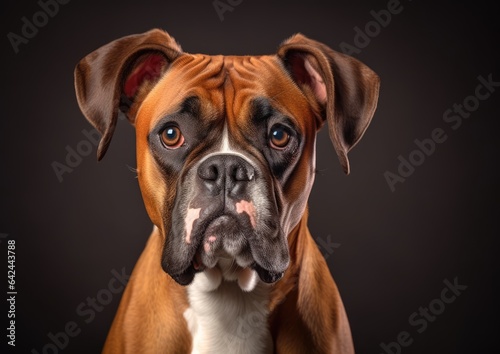 The Boxer is a medium to large, short-haired dog breed