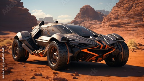 Futuristic Buggy Unleashes Desert Challenge