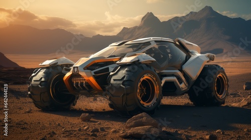 Arid Wilderness Expedition  Futuristic Off-Road Glory