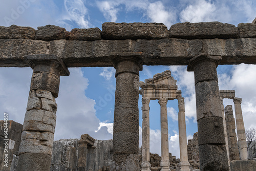 Antique roman temple, archeological site of Qalaat Faqra, Lebanon