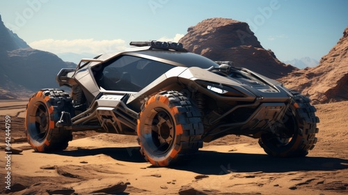 Futuristic All-Terrain Excellence in Desert Challenges