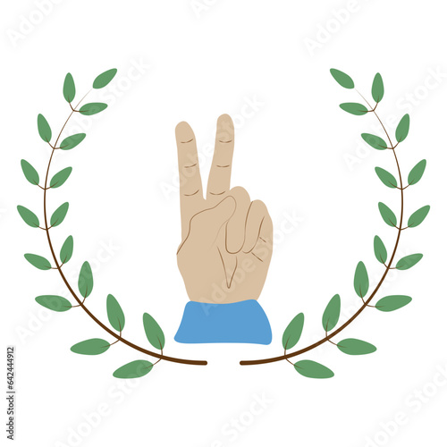 flat illustration of world kindness day. Random acts of kindness day emblem