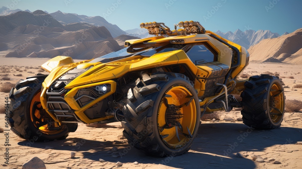 Futuristic All-Terrain Excellence in Desert Challenges Futuristic All-Terrain Excellence in Desert Challenges
