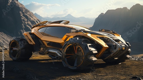 Desert Nomads in Style: Futuristic Off-Road Cars Adventuring Freely