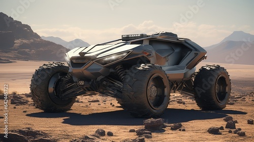 Desert Dreams Unleashed: Futuristic Off-Road Buggy Cars in Action