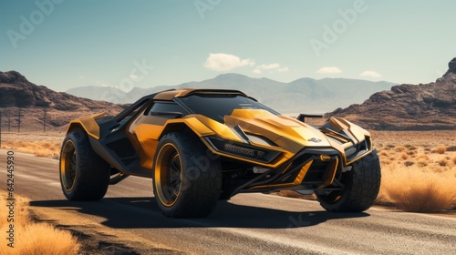 Desert Dominance in Luxury Bliss: Futuristic 4x4 Cars Tackling Arid Challenges