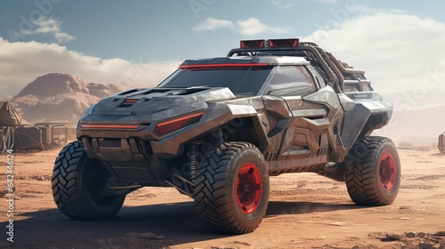 Off-Roading the Desert Bliss in Luxury Bliss  Futuristic Buggy Cars in Action