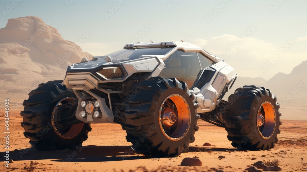 Futuristic Off-Roading Triumphs Over Sandy Challenges Futuristic Off-Roading Triumphs Over Sandy Challenges