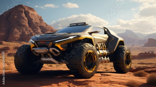Desert Dominance: Luxury Auto Conquers Sandy Terrain