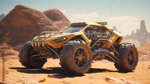 Desert Discoveries: Luxury Auto in Sandy Glory