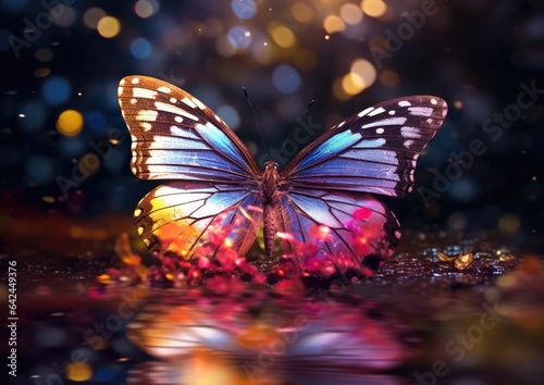 Butterflies are insects that have large, often brightly coloured wings