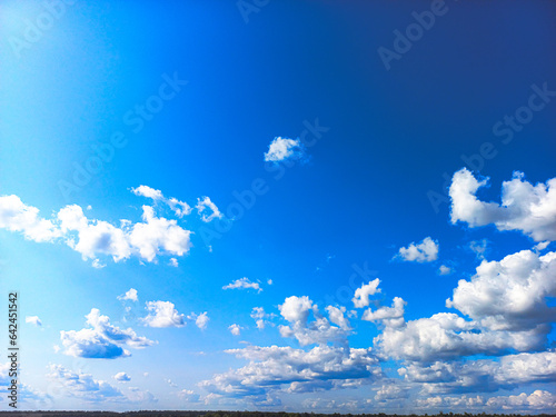 blue sky with clouds