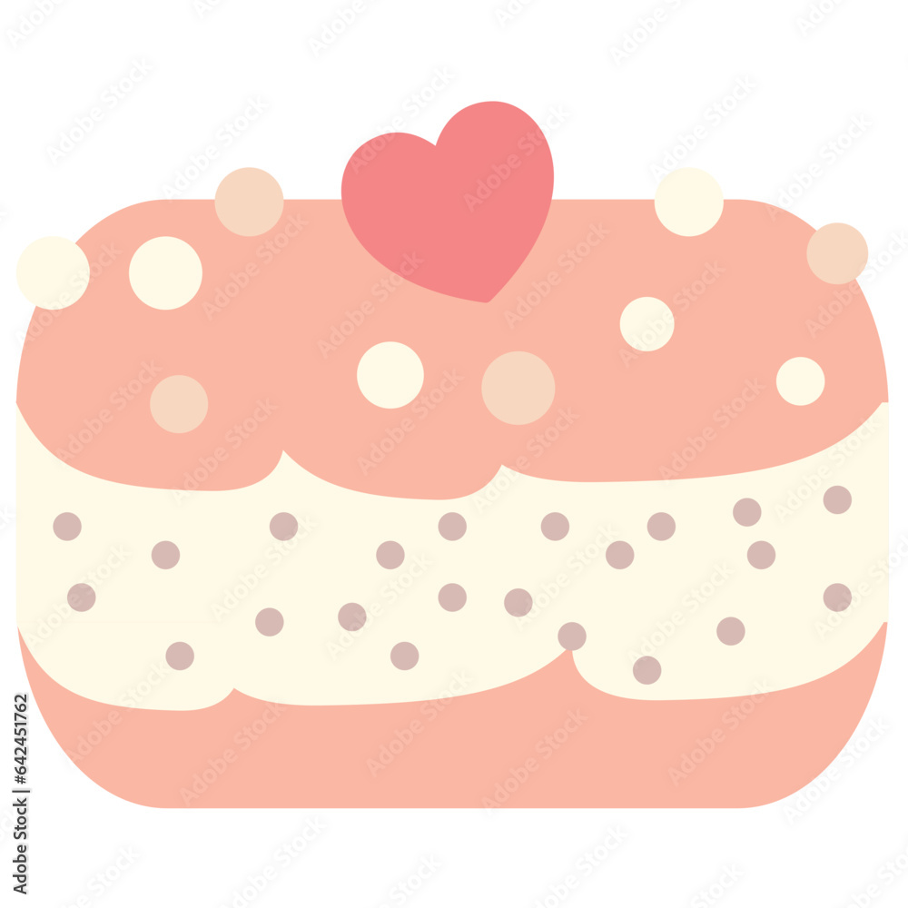 Sweetheart Cupcake Celebration Illustration