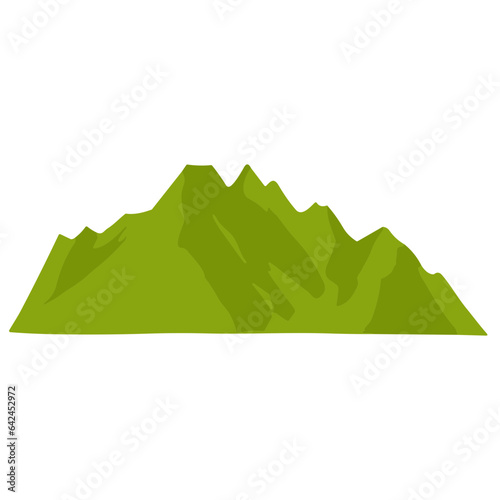 Majestic Mountains: Cute Vector Illustrations