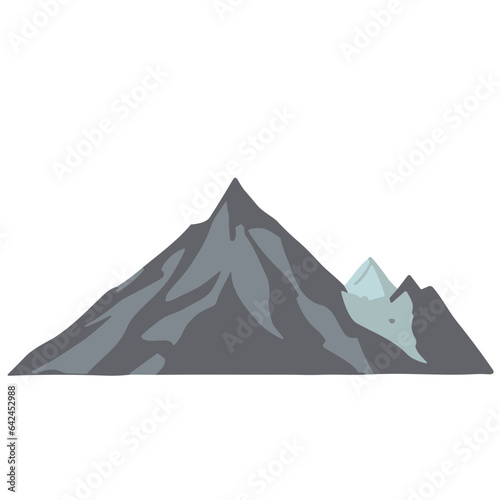 Majestic Mountains: Cute Vector Illustrations