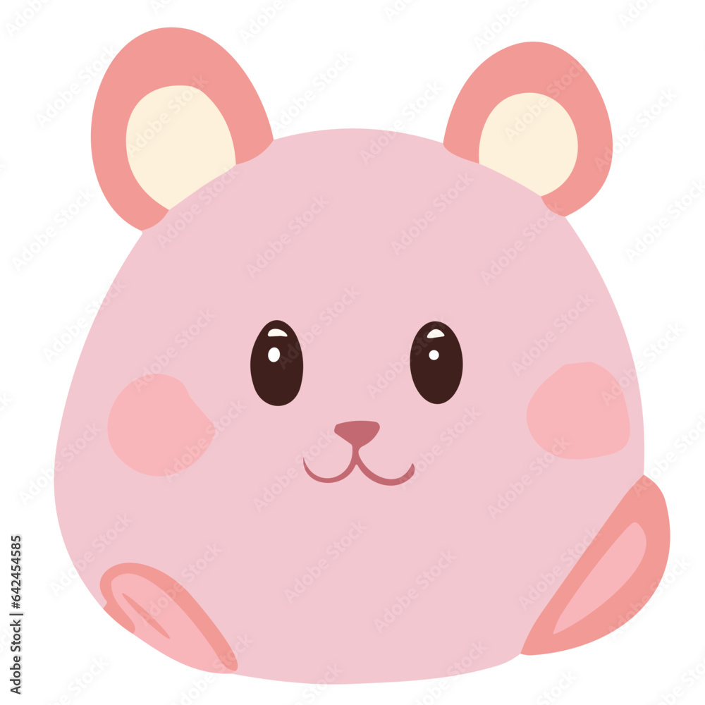 Playful Cartoon Kitten Illustration with Orange Fur and a Fun Smile Playful Cartoon Kitten Illustration with Orange Fur and a Fun Smile