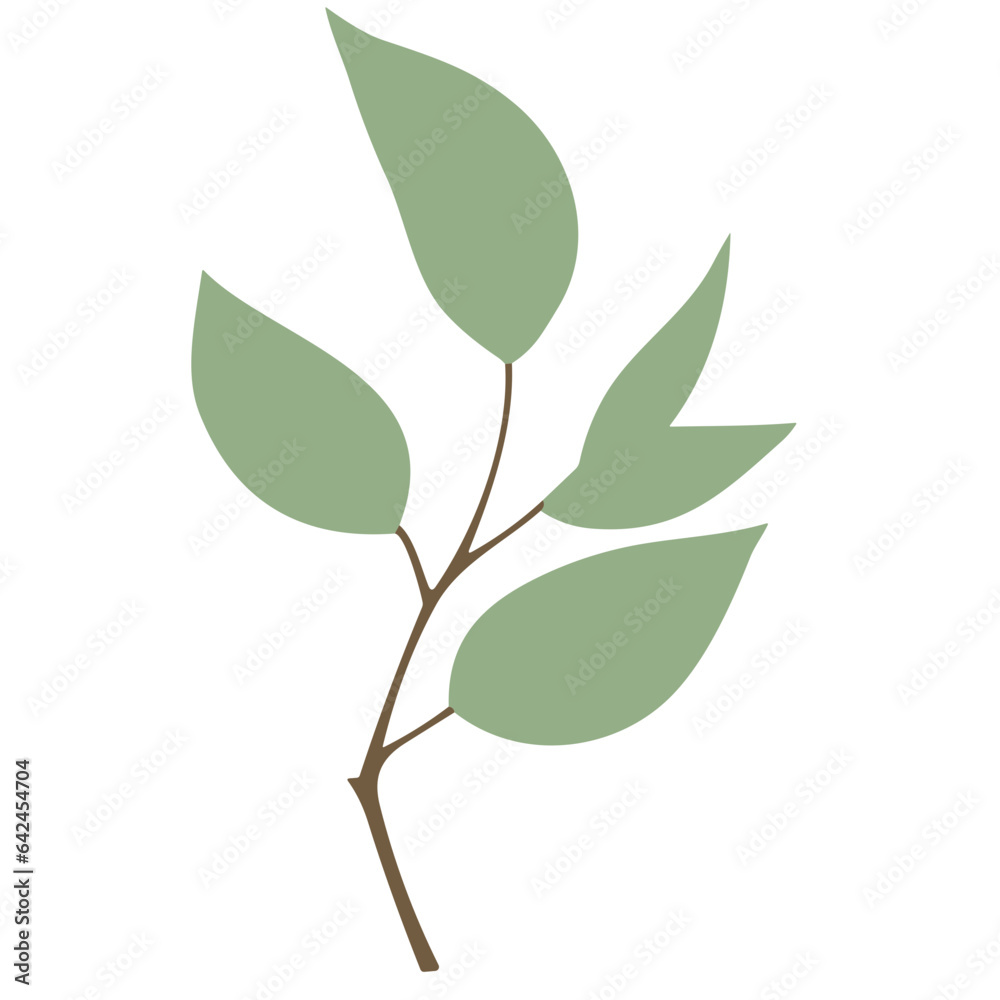 Naklejka premium Whispers of Nature: Exploring the Diversity of Floral Elements