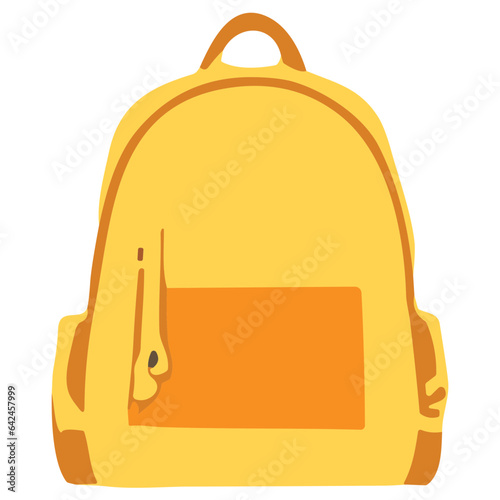 Isolated white background with bags, suitcases, backpacks, and safety gear