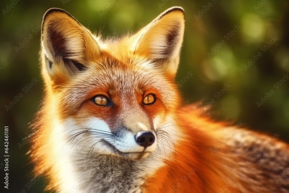 Red fox in the wild Red fox in the wild