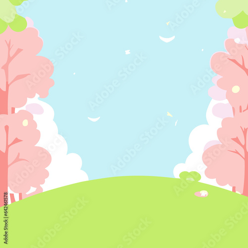 Flowers and Butterflies Framed in Nature's Beauty