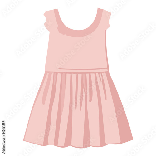 Chic and Cute: Fashionable Dress Vector Illustrations for Creative Projects and Design