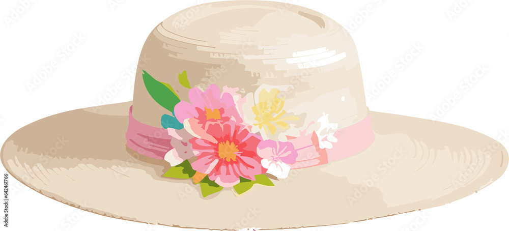 Naklejka premium Chic Headwear A Versatile Hat Vector Collection - Ideal for Adding Style and Flair to Your Design Projects
