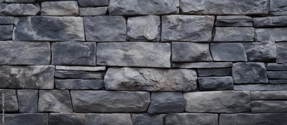 Background texture of a stone wall made of concrete