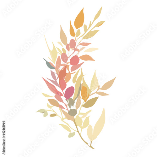 Wallpaper Mural Nature's Elegance: An Exquisite Leaf Branch - Delicate Details in High-Resolution, Perfect for Design, Decor, and Digital Delights! Torontodigital.ca